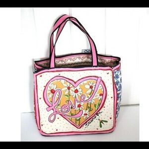 Brighton fashionista love bug tote still in plastic with tags